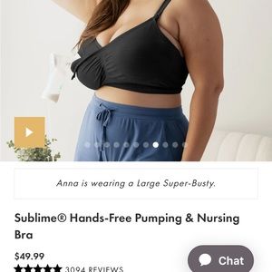 Kindred Bravely Sublime pumping nursing bra